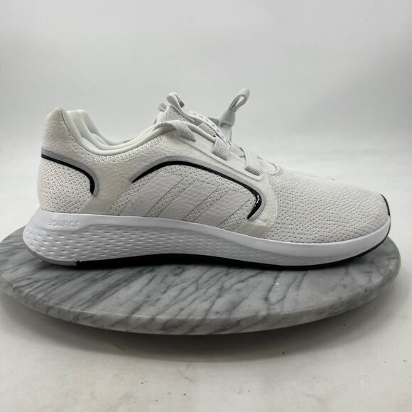 Adidas Womens 9 Running Shoes White Black Edge Lux Athletic Sneakers H03865 - Picture 2 of 13